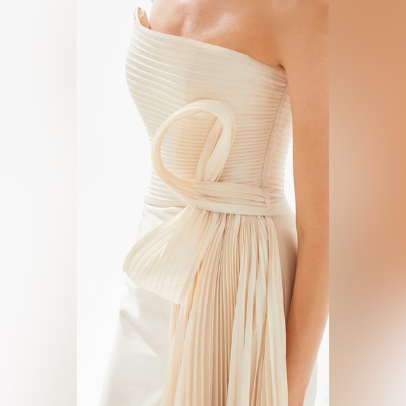 Tarik Ediz 98300 dress size 4 worn ONCE - Picture 3 of 10